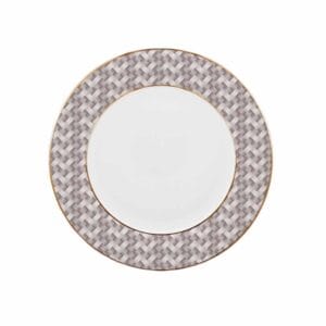 Pratos Rasos Eclat Fendi Strauss Jogo Com 6 Unidades