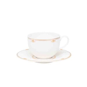 Xícaras Pires Chá 270ml Dinasty Strauss Jogo Com 6 unidades