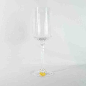Taças Cristal Água 400ml Riscado Strauss Jogo Com 6 Unidades