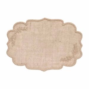 Jogo Americano Brazil Nature Ramos Juta Copa e Cia Com 6 Unidades