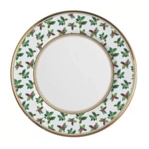 Prato Raso Sublime Filete Ouro Mesa Posta Natal-SM