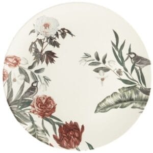 Prato Raso de Cerâmica Aquarelle Liz-SM